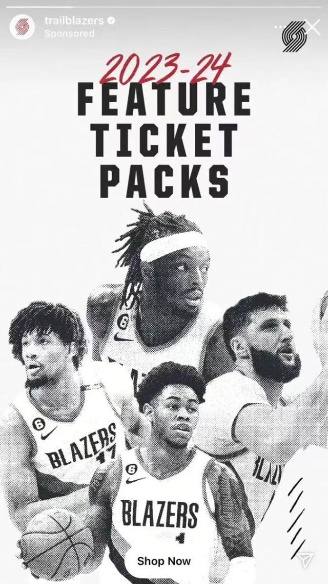 开云体育官网在线注册-离队倒计时？开拓者新赛季球票宣传海报无利拉德